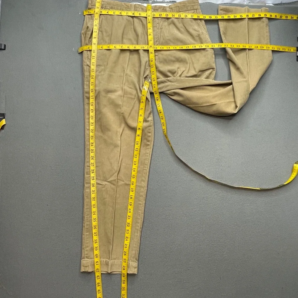Polo Ralph Lauren Men Corduroy Pants 35/30 Tan Prospect Pant Cotton Classic
